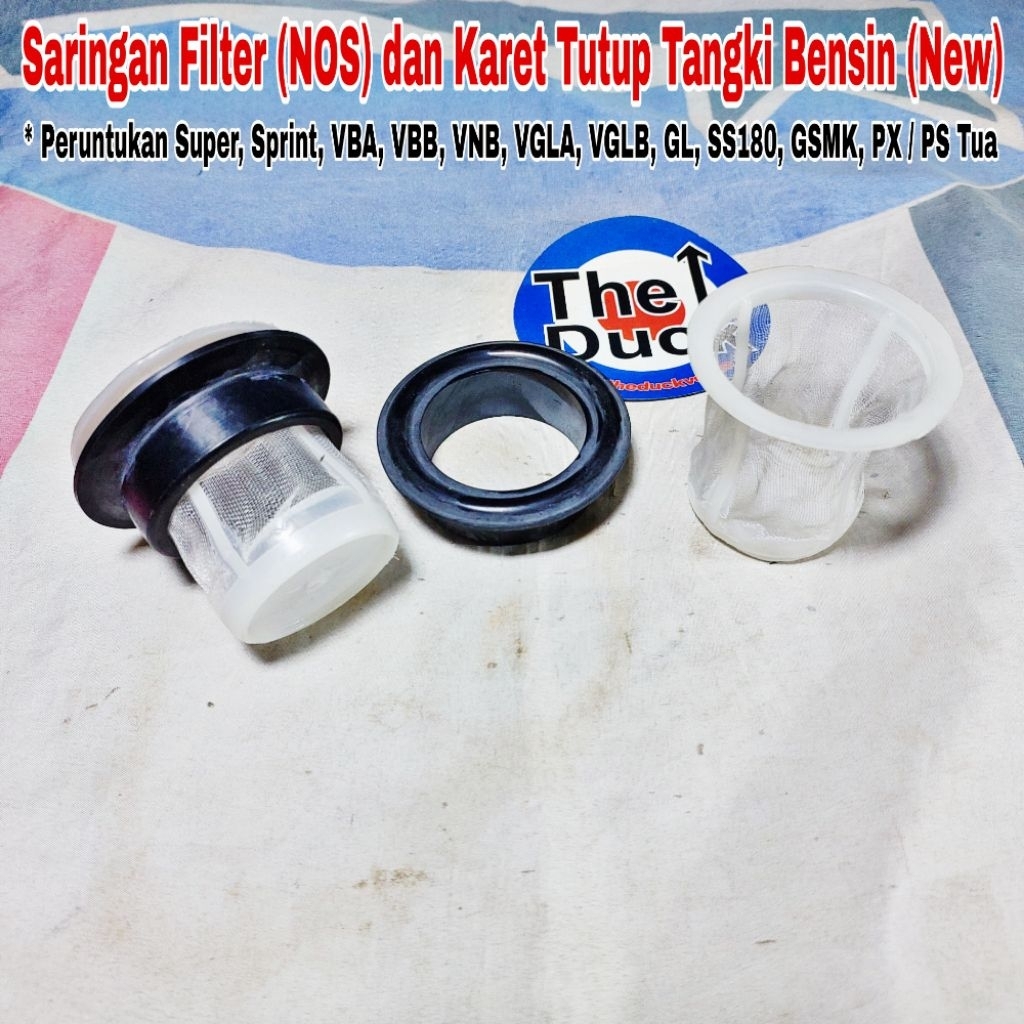 Saringan set Karet Tutup Tangki Bensin Vespa Super Sprint VBB VNB VGLA VGLB Kongo GL GS PX PS