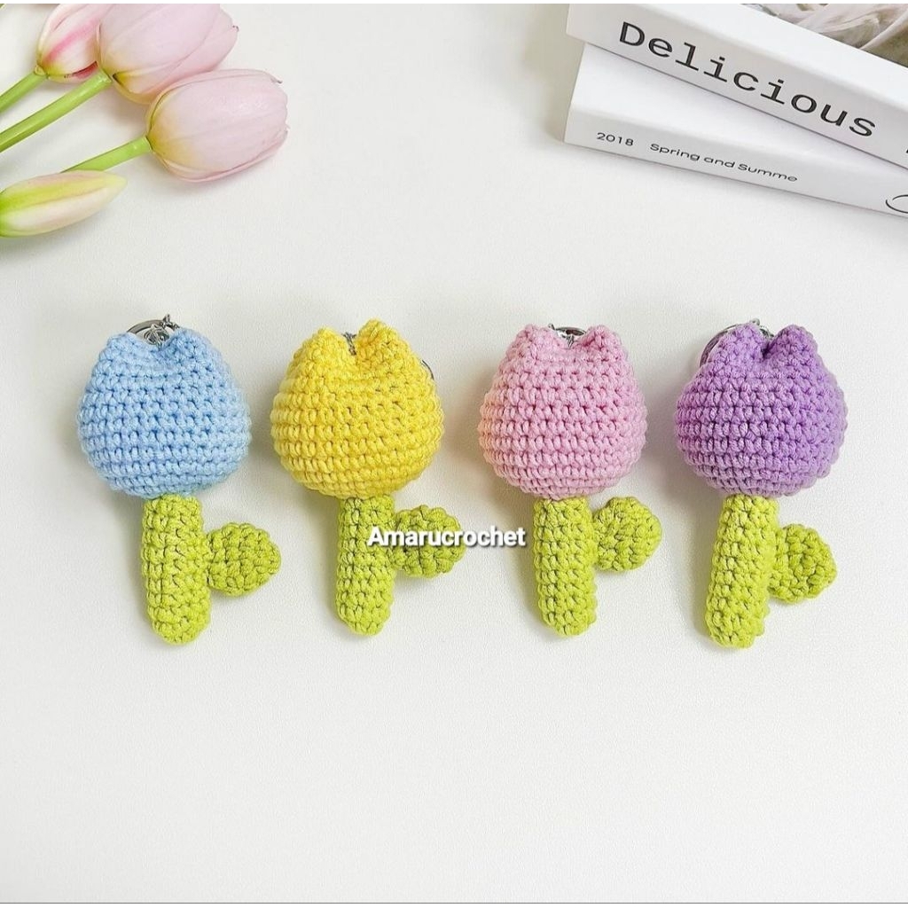 Amigurumi  bunga tulip