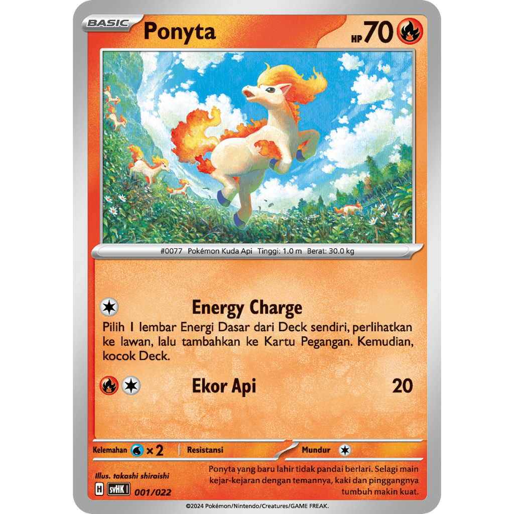 Ponyta C svHK 001/022 - Koraidon ex Purba - POKEMON TCG INDONESIA