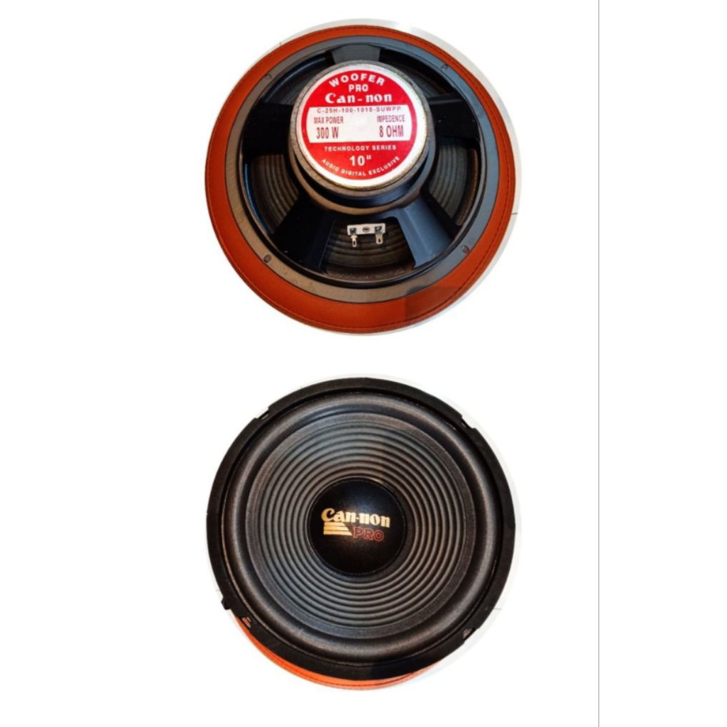 Speaker Woofer 10 Inch Cannon C 25H100 1018 SUWPP