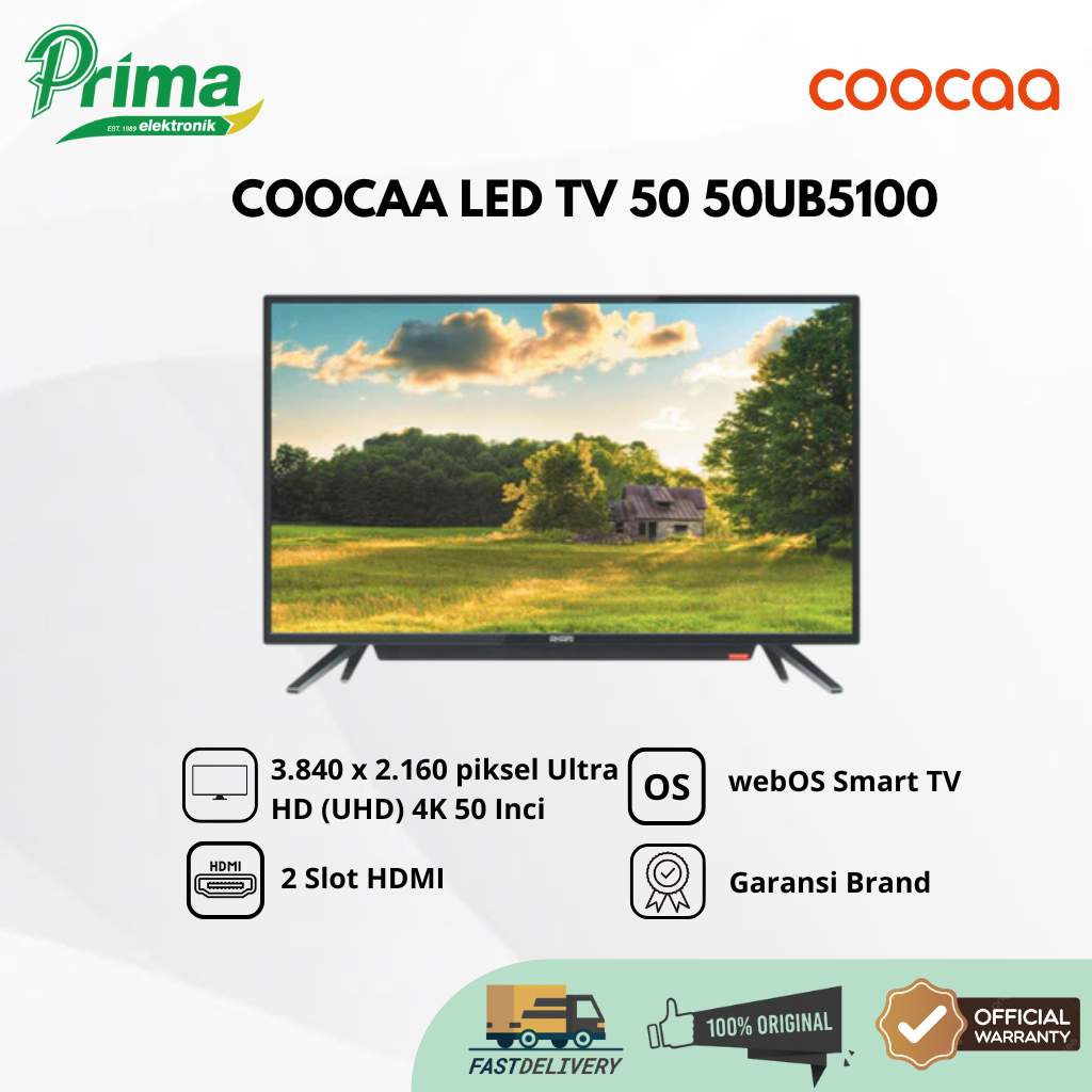 COOCAA LED TV 50 50UB5100 NEW