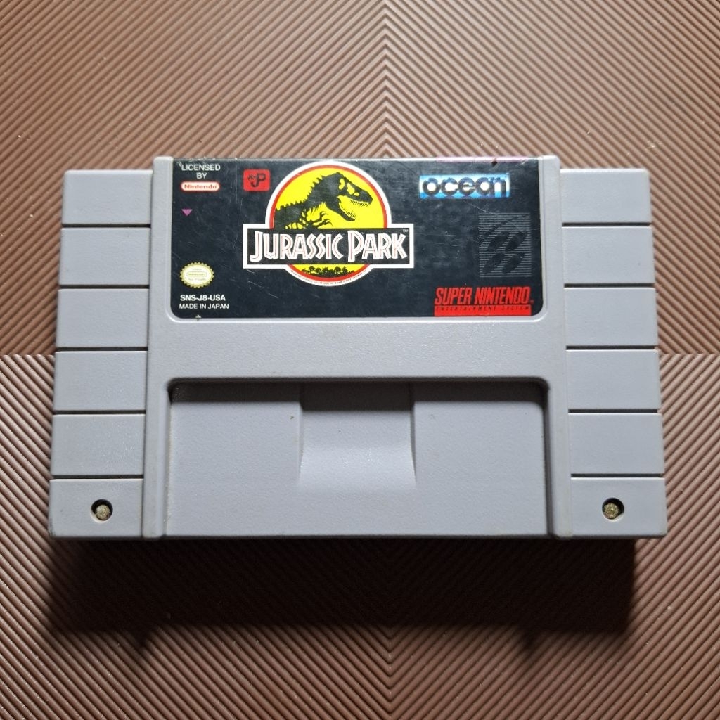 Kaset Nintendo SNES Jurassic Park Second