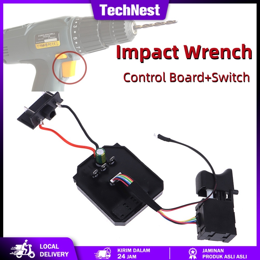 Universal Impact Wrench Controllerb Drill Saklar Modul Impact Wrench JLD Esc Speed Controller Impact