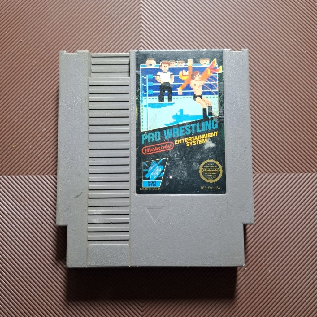 Kaset Nintendo NES Pro Wrestling Second
