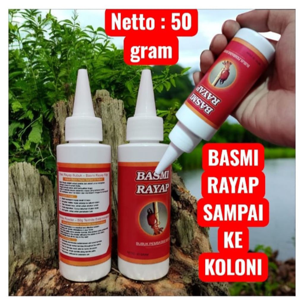Umpan Rayap Paling Ampuh Serbuk Murni Anti Rayap Bubuk Basmi Rayap Manjur