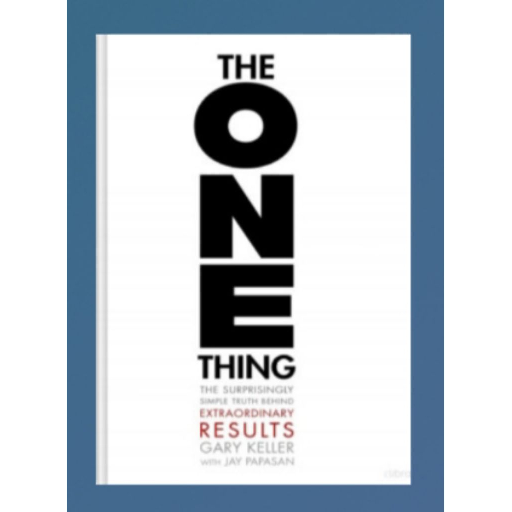 Buku Cetak The ONE Thing
