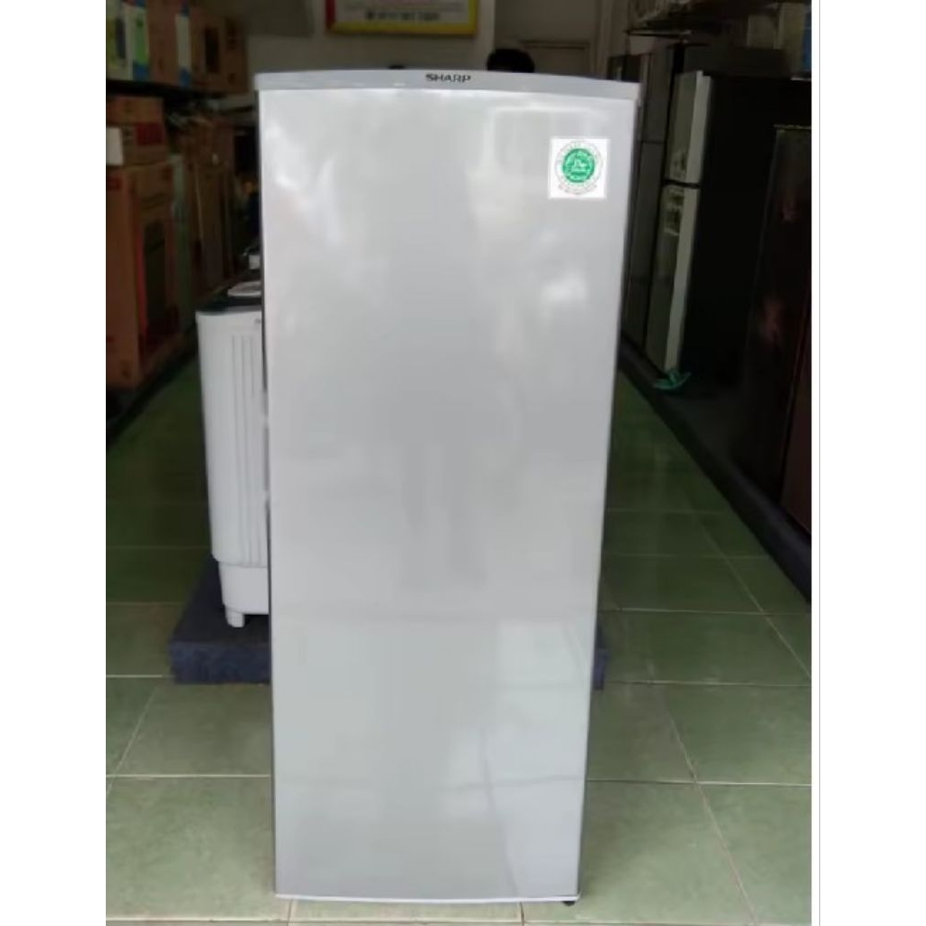 Freezer SHARP FJ-M195N-SS Low Watt Stand Freezer 8 Rak