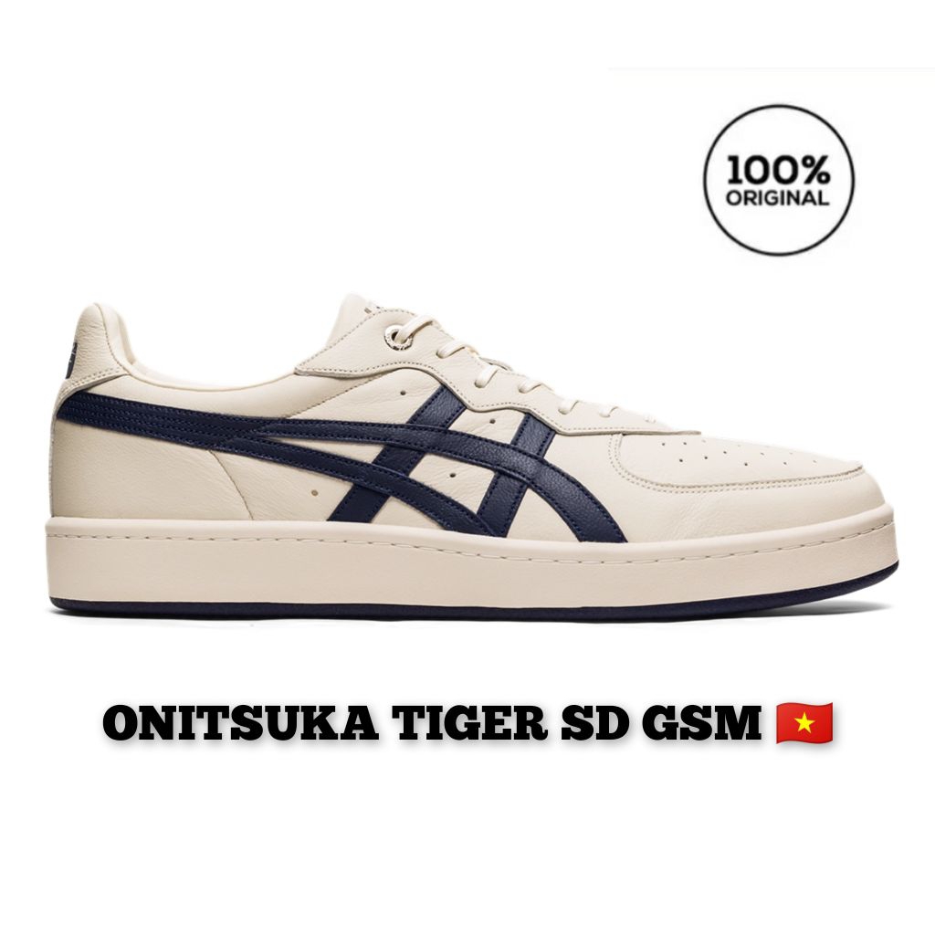 Sepatu Casual Original - Sepatu Kasual Original - Sepatu Unisex GSM SD Cream Navy Super Deluxe Onits