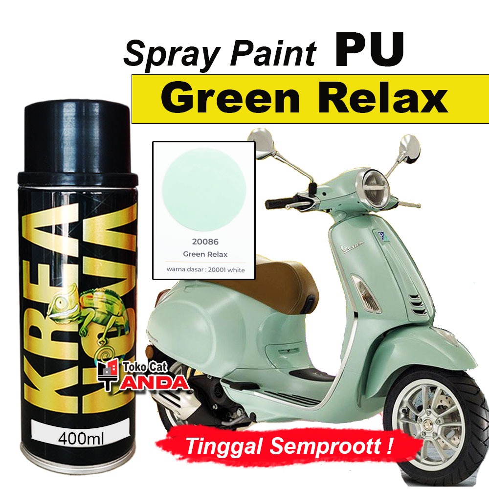 Kreanova Cat Semprot Green Relax Vespa matic 400ml - Cat PU