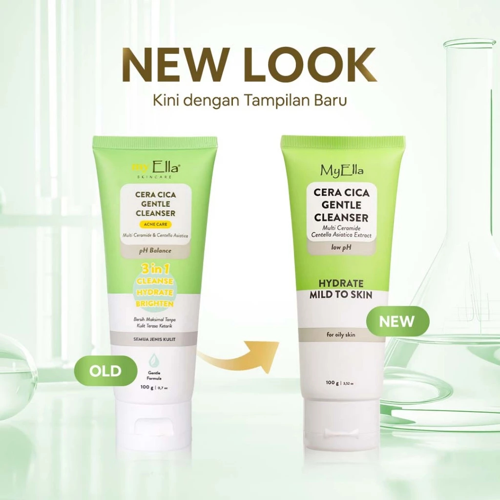 [COD] Ella Skin Care Official Cera Cica Gentle Cleanser Acne Care with Multi Ceramide & Centella Asi