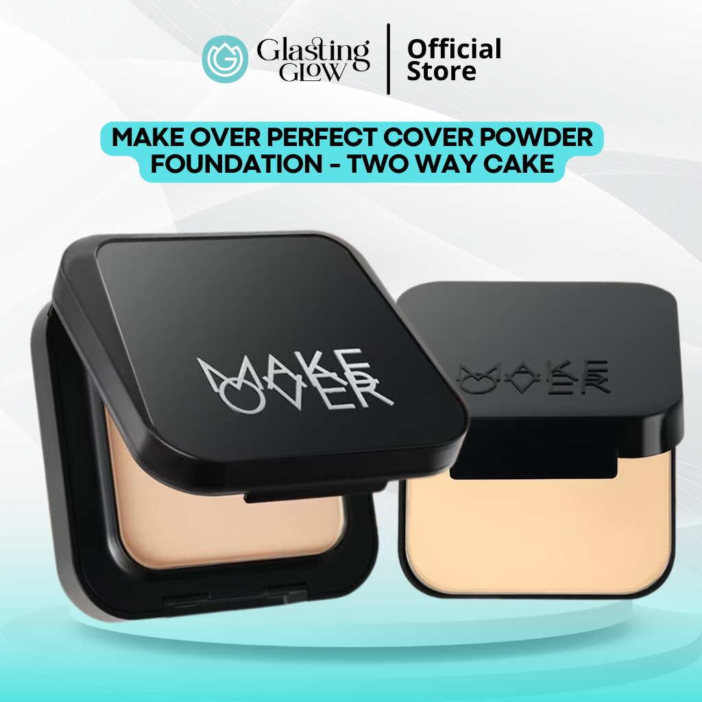 NEW! MAKE OVER Perfect Cover Powder Foundation - TWC Two Way Cake