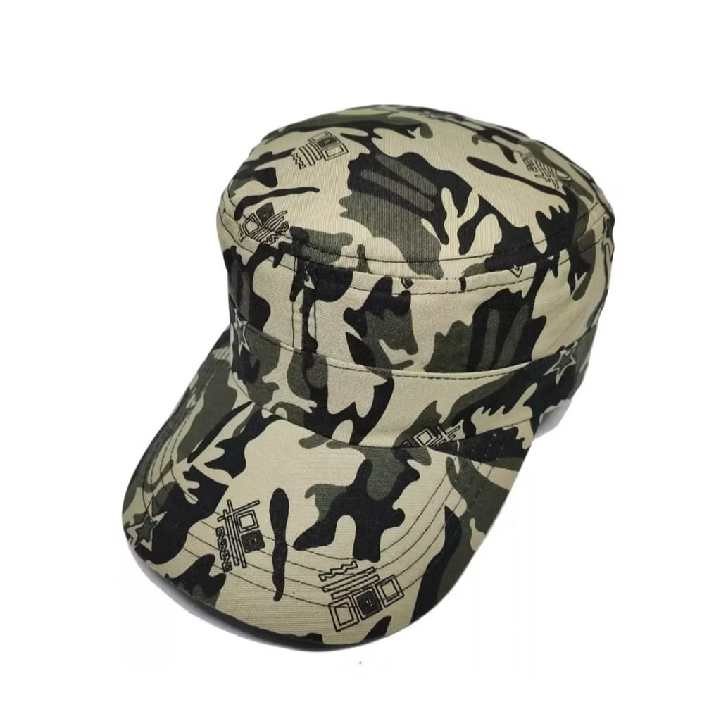 Topi Komando Motif Loreng Army Dewasa Tentara Militer TNI Hitam Polos Murah Original | Tactical Kamu