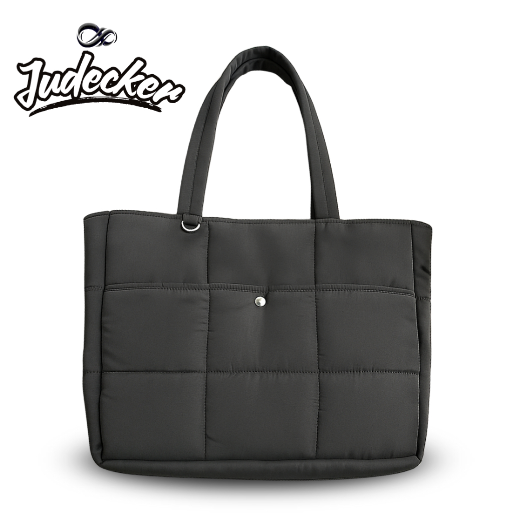 Judecker Totebag Tas Wanita Parasut Hitam Resistant Casual Untuk Totebag Kerja Totebag Kuliah Anti A