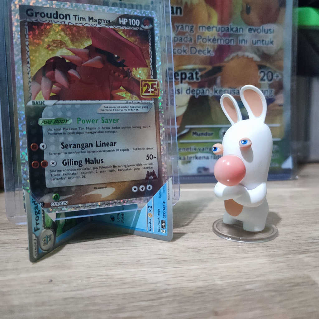GROUDON TIM MAGMA PROMO 25TH  Pokemon TCG Card Bahasa Indonesia  SUDAH TERMASUK TOPLOADER