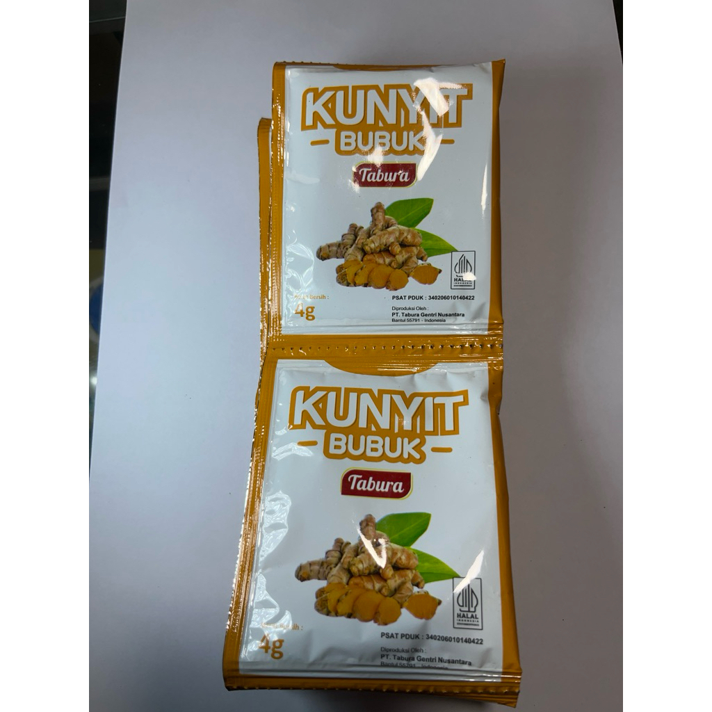 BUBUK kunyit Taburan/ bubuk kunyit /kunyit saset