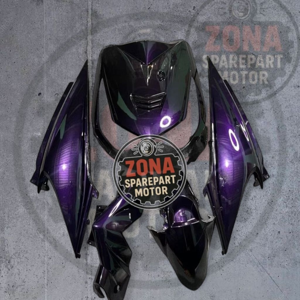 PAKET COVER BODY BODI FULLSET HALUS HONDA BEAT OLD BEAT KARBU LAMA WARNA HITAM LEMBAYUNG UNGU