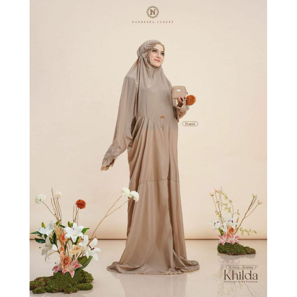 Khilda mukena terusan by Nadheera Luxury