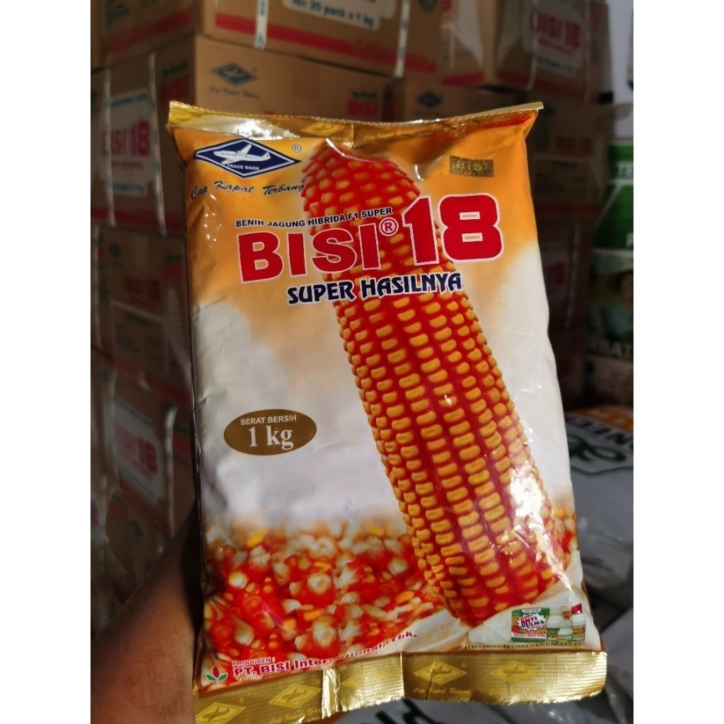 JAGUNG HIBRIDA BISI 18 KEMASAN 1KG