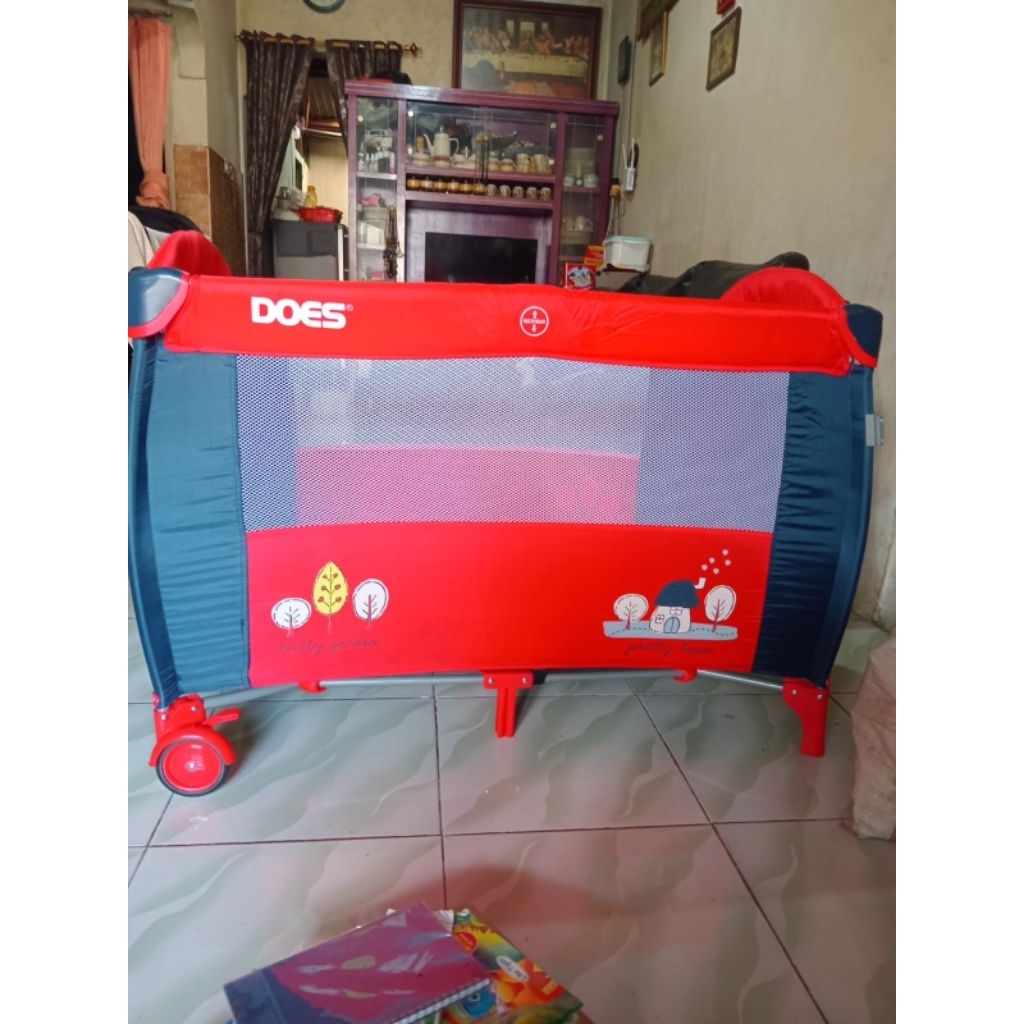 Preloved Portable Baby Cot / Kasur Bayi / Baby Box / Baby Crib