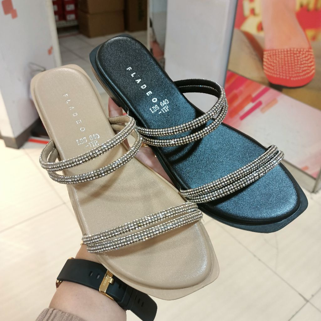 sandal flat wanita FLADEO original matahari