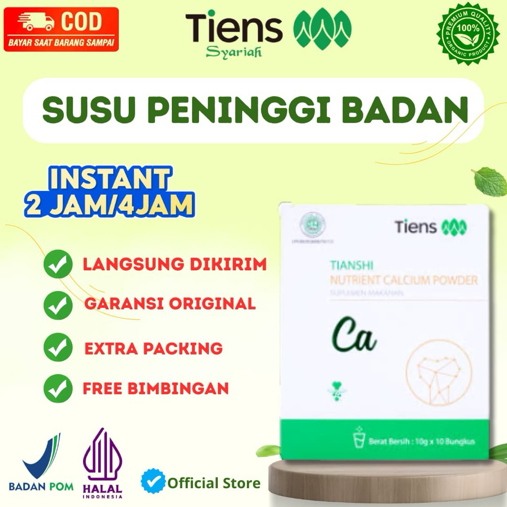 Susu Peninggi Badan Tiens NHCP untuk yang Susah Naik Tinggi Badan & Kuatkan Tulang