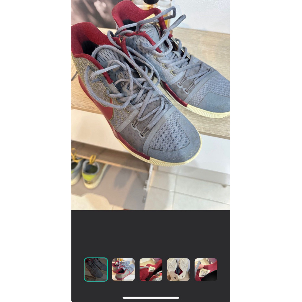 Nike Kyrie 3 Red Grey