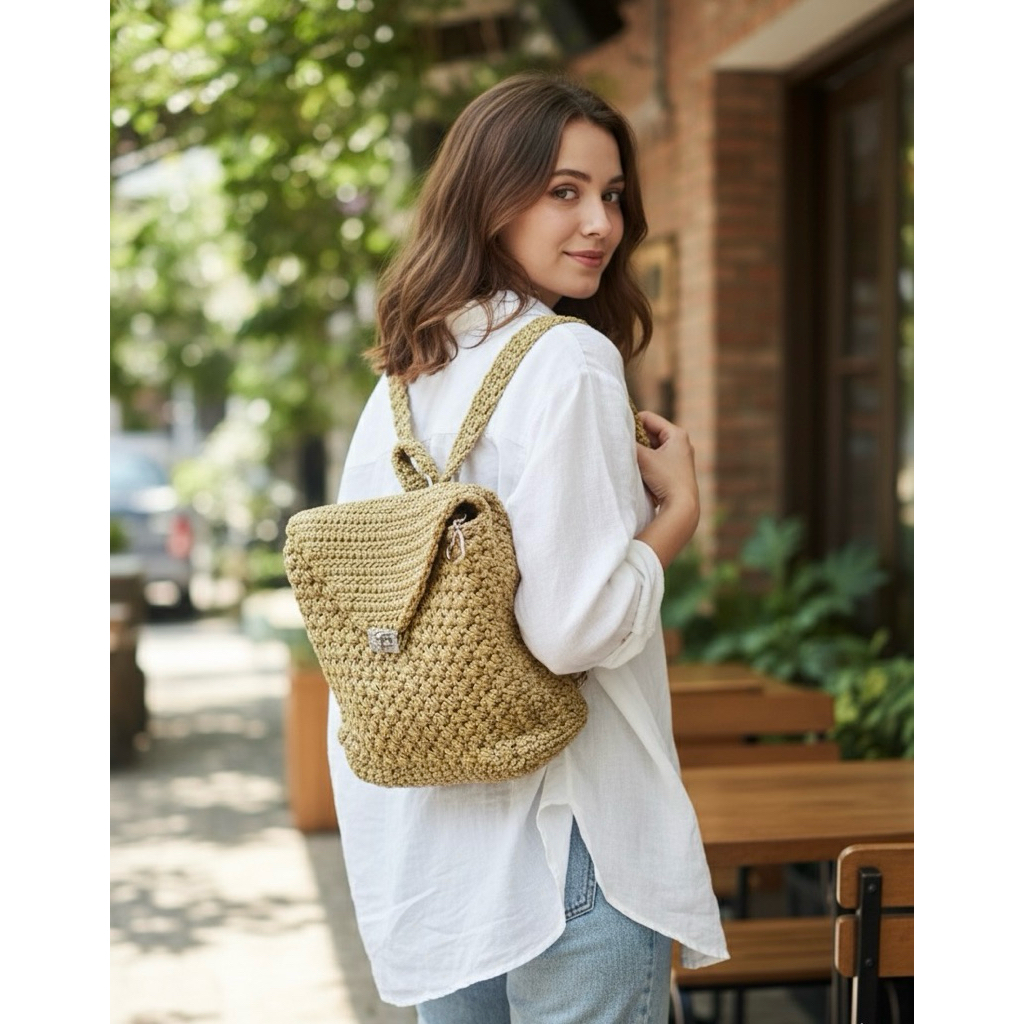 tas ransel wanita dewasa-tas rajut wanita-tas rajut wanita tebal-tas rajut