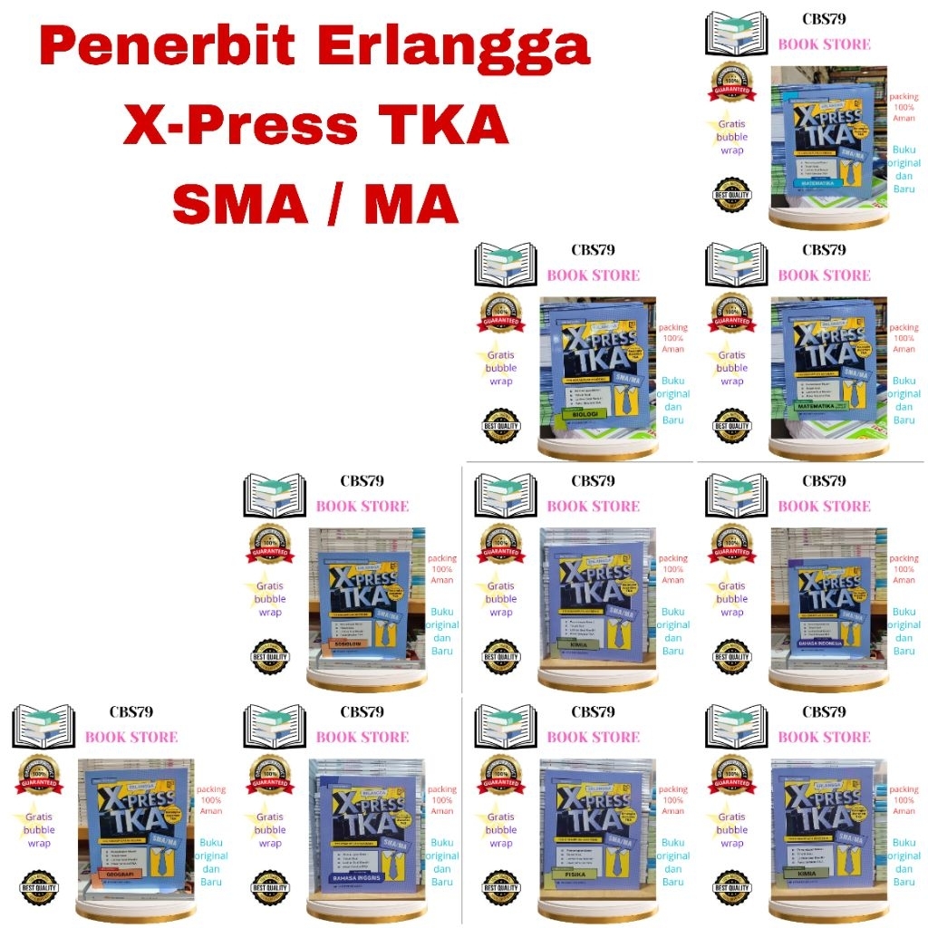 Buku Erlangga X Press TKA SMA/MA Erlangga