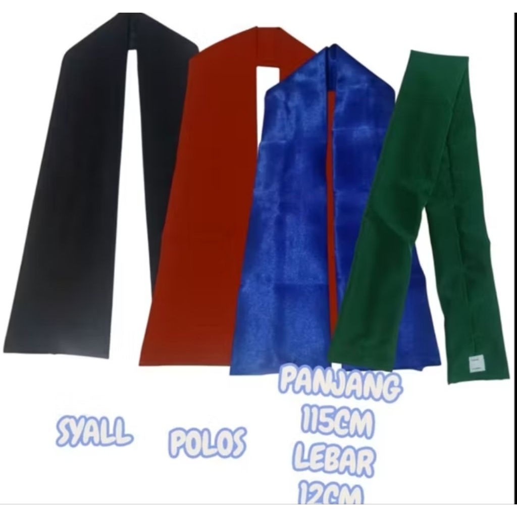 Selendang Syal Cukin Hijau NU Dan Muhamadiyah Polos Hijau Bahan Katun Adem Dikenakan