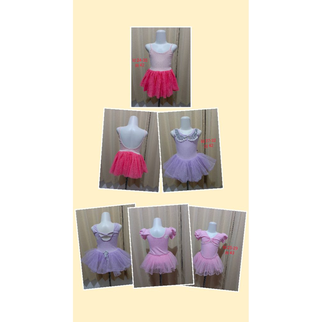 baju ballet anak preloved