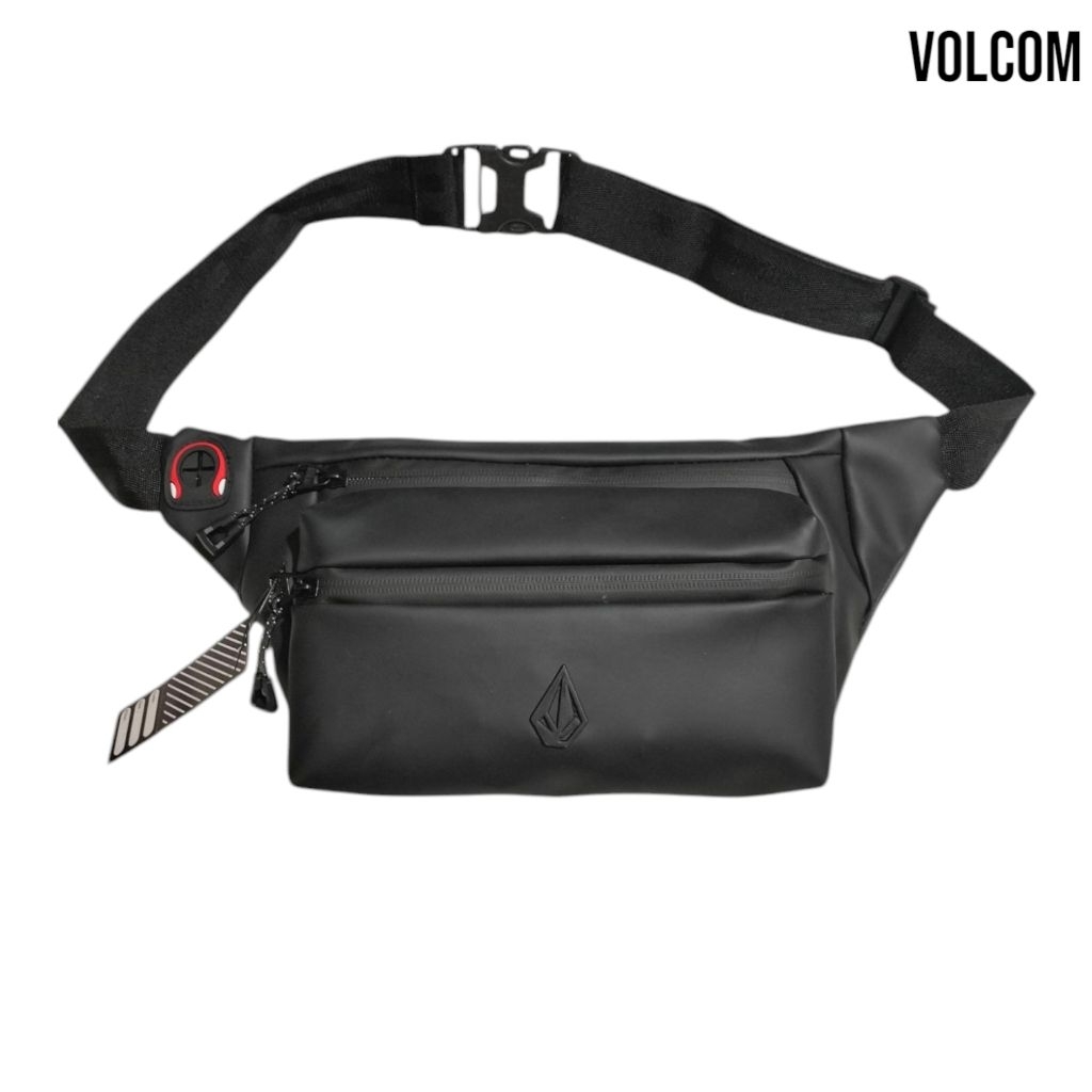 WAISTBAG VOLCOM TAS VOLCOM TAS SELEMPANG VOLCOM TAS PINGGANG VOLCOM WATERPROOF LOGO BESI
