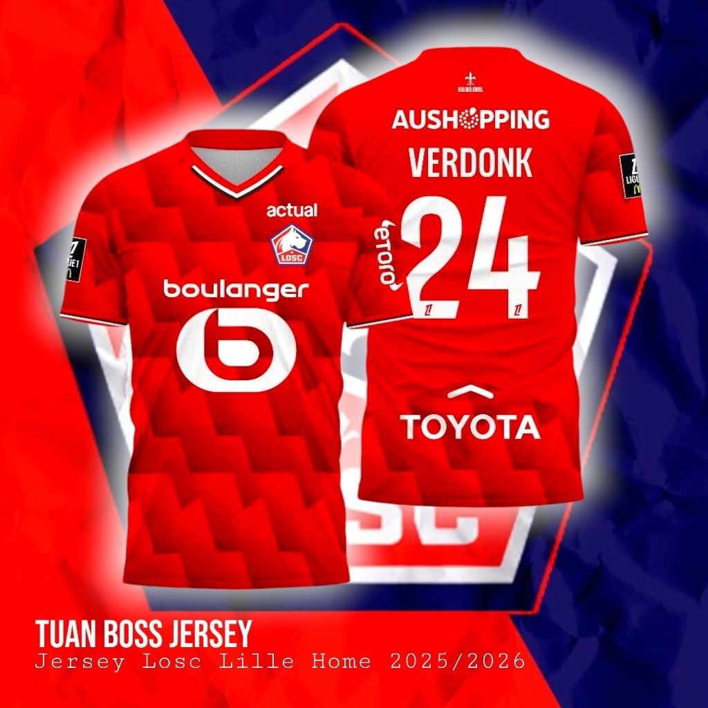 JERSEY LOSC LILLE HOME 2025/2026