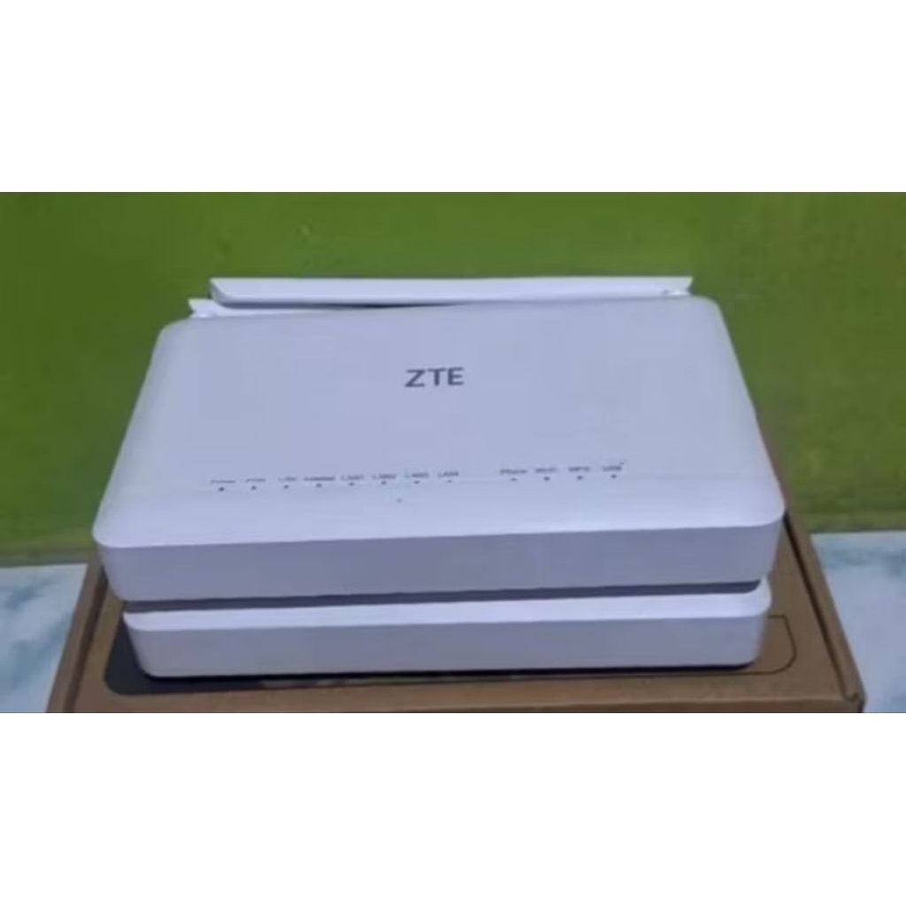 Router ZTE F670L port biru