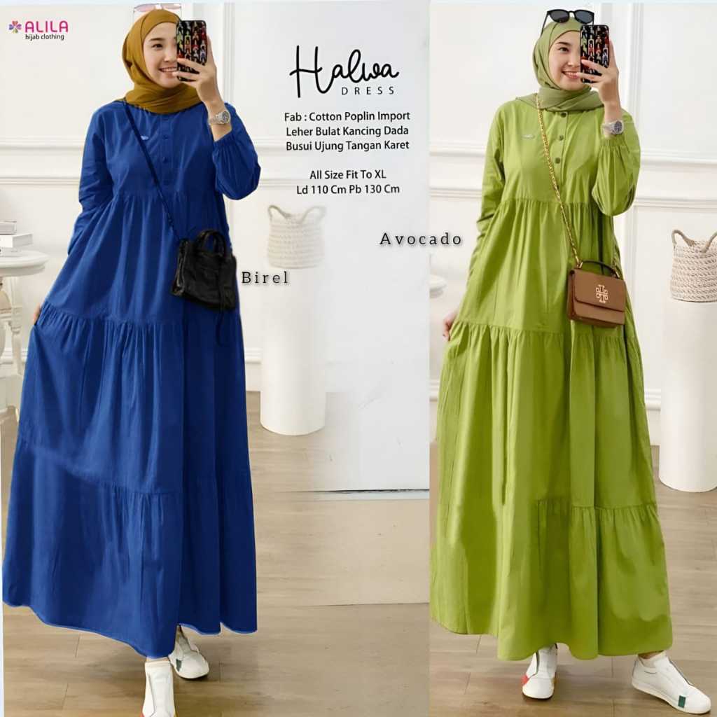 Halwa Dress Original Alila Halwa Alila Cotton Poplin Import Dress Wanita Halwa Alila