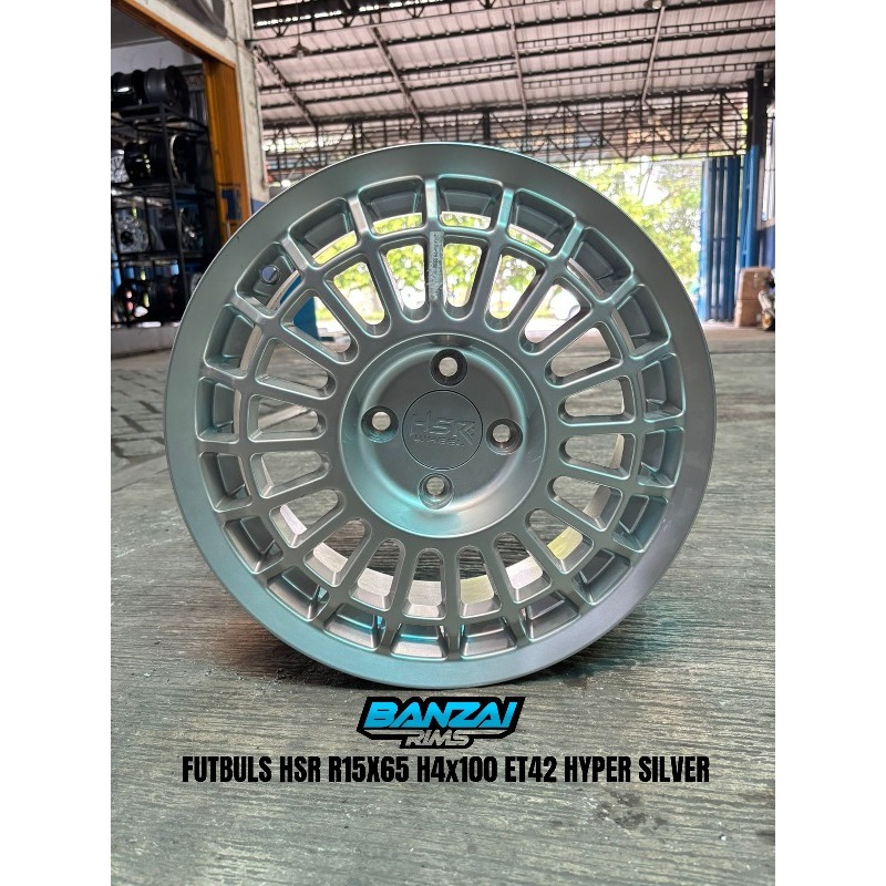 velg mobil racing r15 model semi rally lubang 4x100 /velg racin hsr wheel promo ring 15