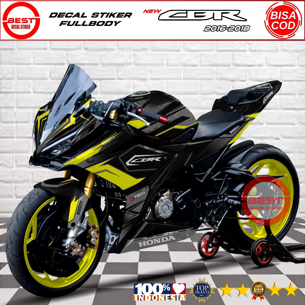 Decal CBR 150R K45G Full Body Stiker CBR K45G Custom Racing Dekal CBR K45G Variasi CBR 15OR Fullbody