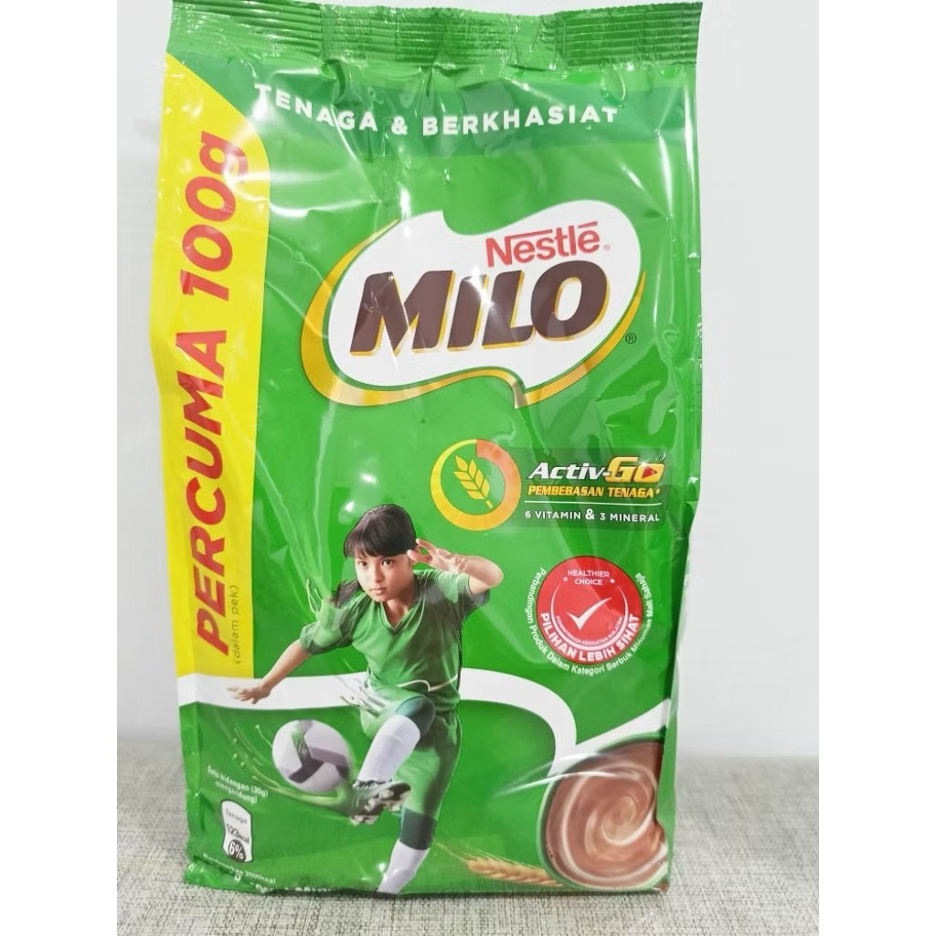 Milo 3in 1 malaysia original ,1kg,900gram,400gram,exp baru