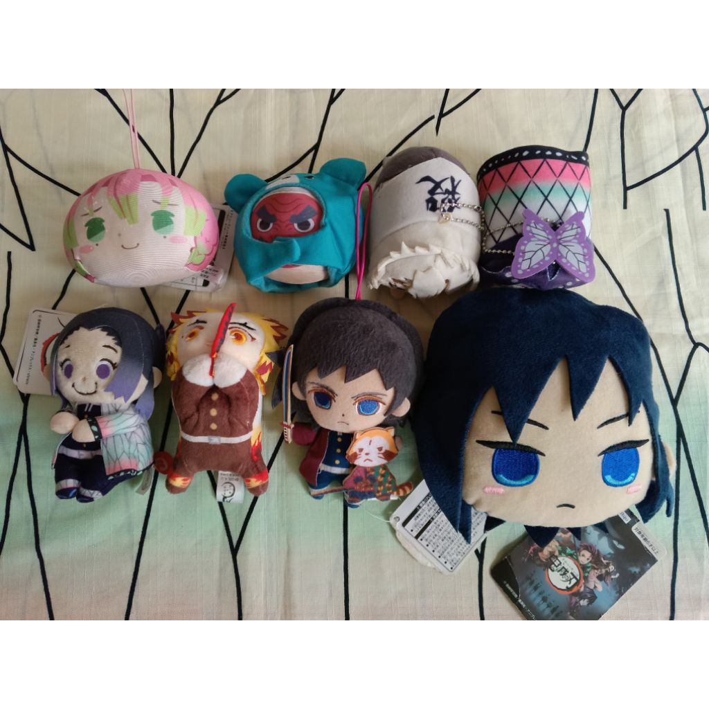 Original Japan Demon Slayer Kimetsu no Yaiba Plush Boneka Furyu Banpresto Giyu tomioka Giyuu Mitsuri