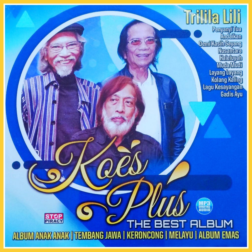 Kaset MP3 Audio 160 Lagu Pop Kenangan KOES PLUS Album Nostalgia Pilihan Terpopuler
