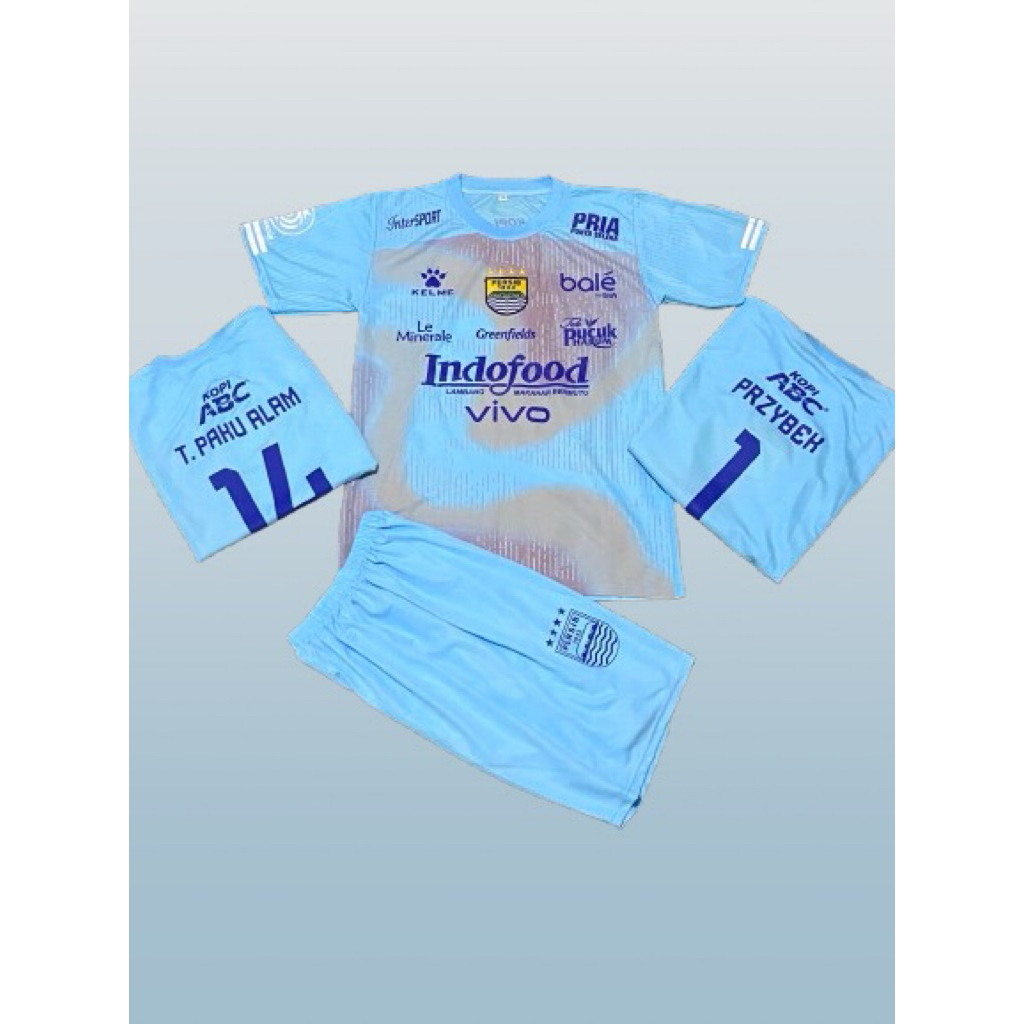 Jersey setelan baju Persib anak kiper terbaru