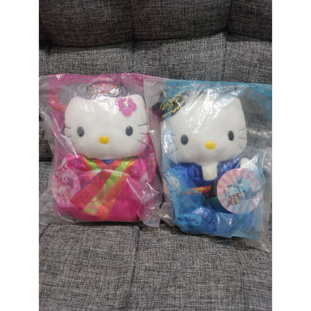 Boneka Hello Kitty wedding set couple