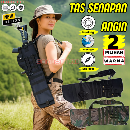 Kantong PCP laras panjang Ransel Anti ribet Slempang Blusukan RIngkas Bisa dilipat