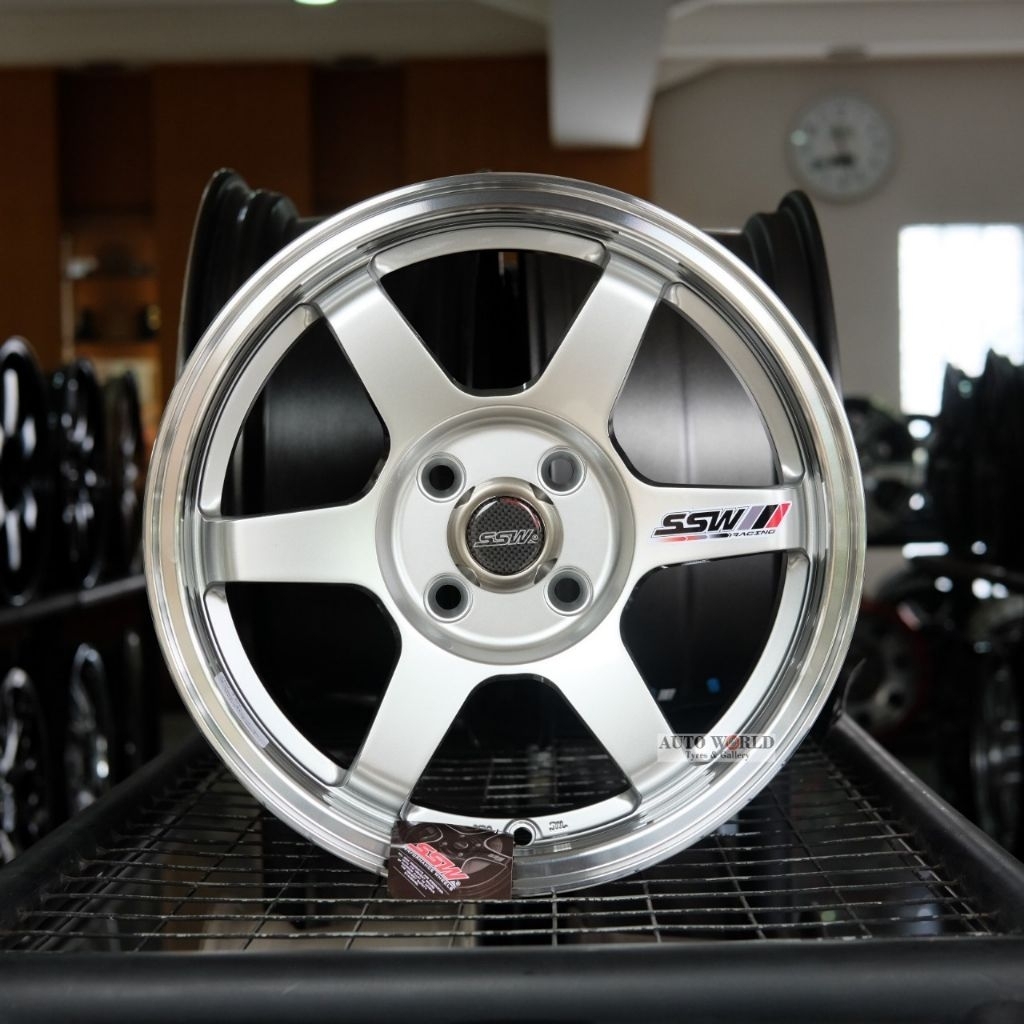 Velg Original SSW S205 Ring 15 PCD 4x100 ET 40 Hyper Silver