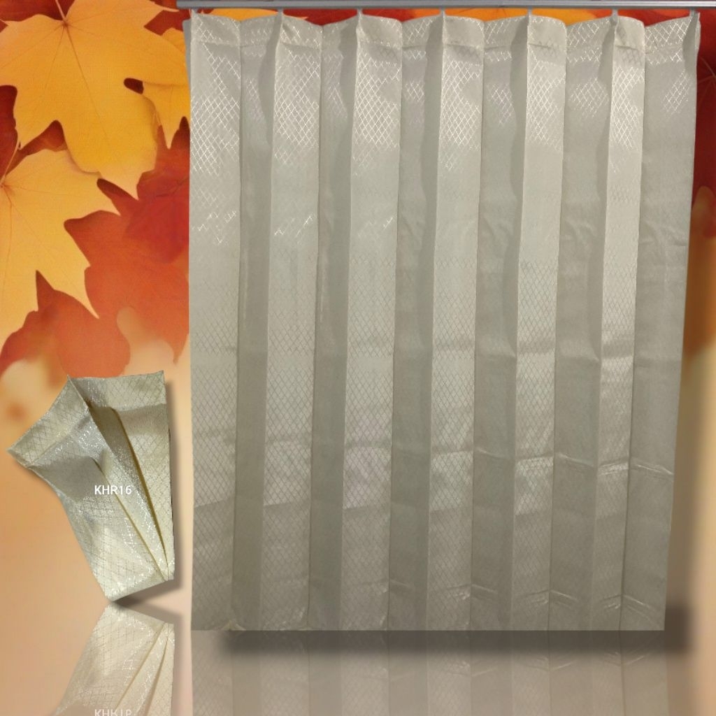 Gorden felisket/Hordeng jendela/pintu kamar /khorden murah meriah