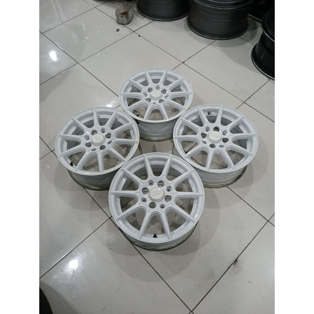 Velg Mobil Seken HSR RAI S2 Ring 14 Baut 4x100/114 Cocok XENIA AVANZA KIJANG CALYA SIGRA BRIO DLL