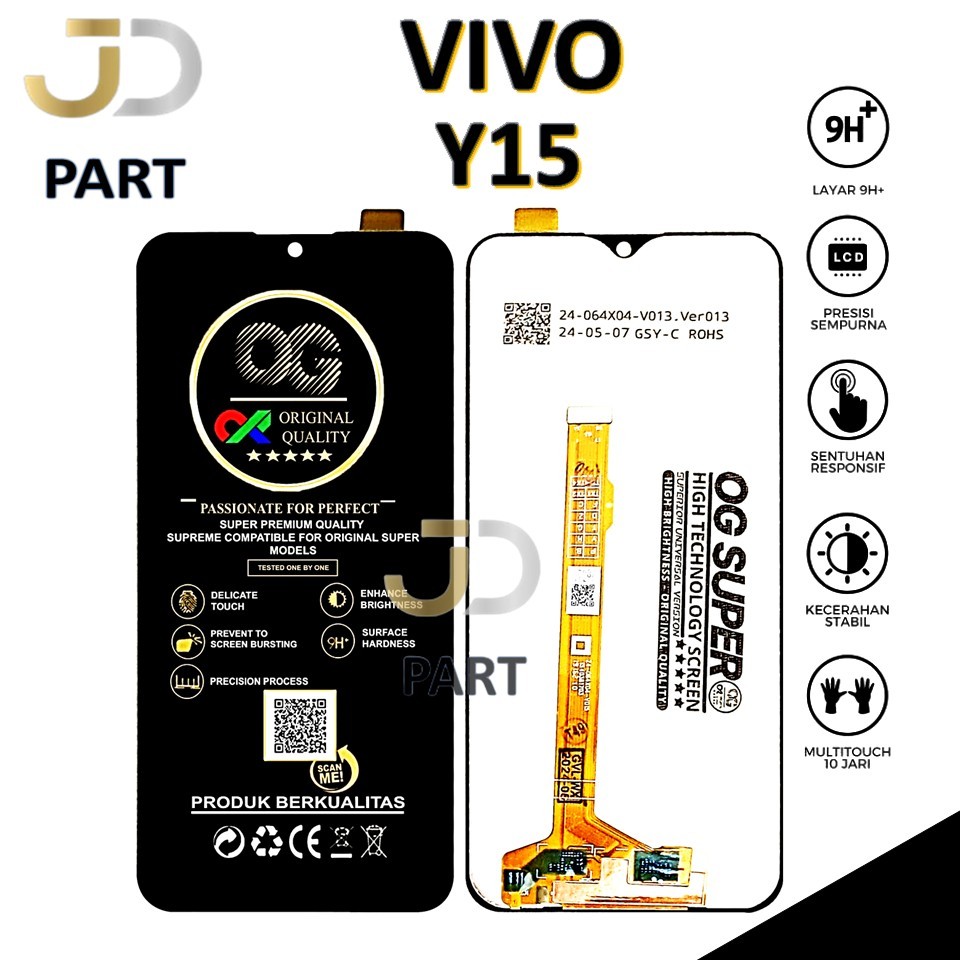 LCD TOUCHSCREEN VIVO Y15 ORIGINAL 100% FULLSET COMPLETE