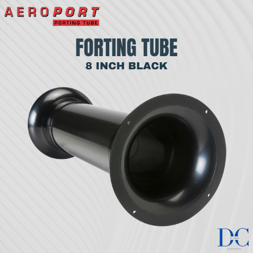Port Subwoofer Mobil - Porting Tube 8 Inch Black Aeroport - Lubang Box Subwoofer - Porting Tube Audi