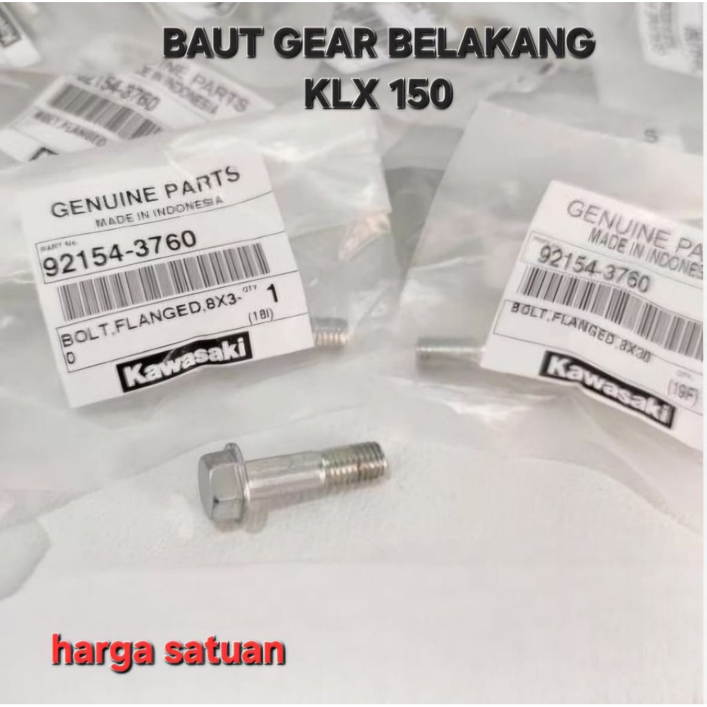 BAUT GEAR GIGI TARIK BELAKANG KLX 150 ORIGINAL