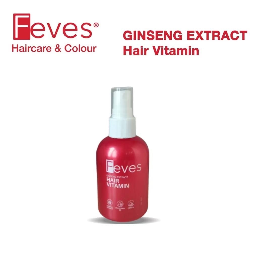 FEVES GINSENG EXTRACT HAIR SERUM 100mL | Vitamin Rambut Spray