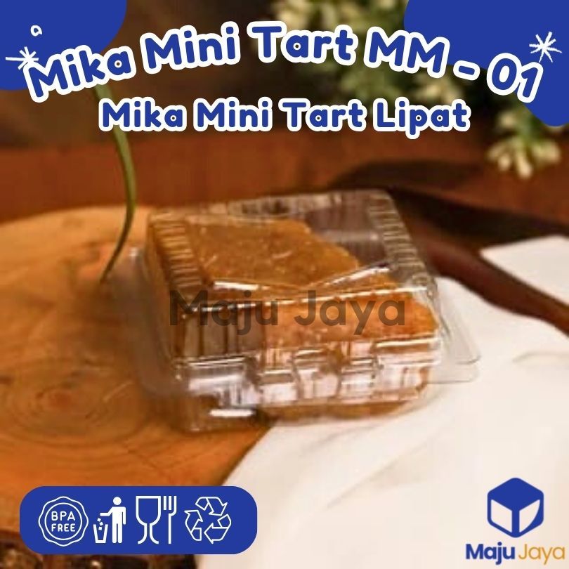 Maju Jaya - Mika Mini Tart MM 01 / Mika Mini Tart Lipat MM-01 / Mika Slice Mini Tart Kue Cake Slice 